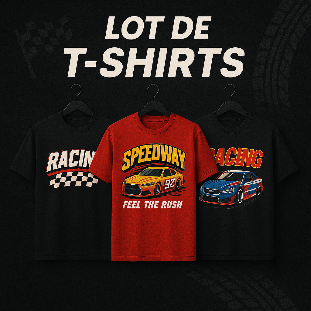 10 T-Shirt Nascar offre lancement